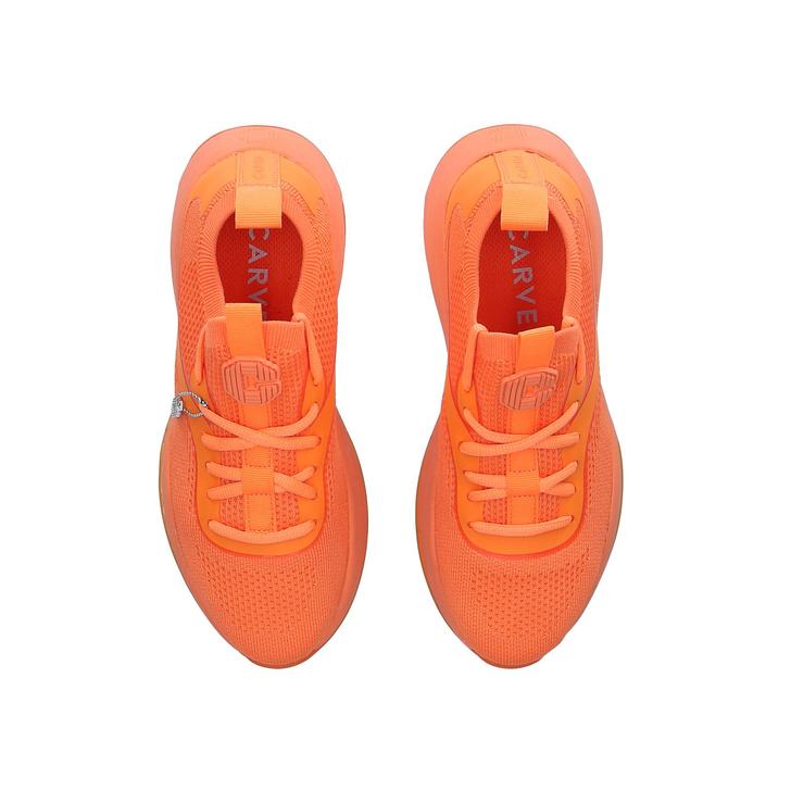 bright orange trainers womens