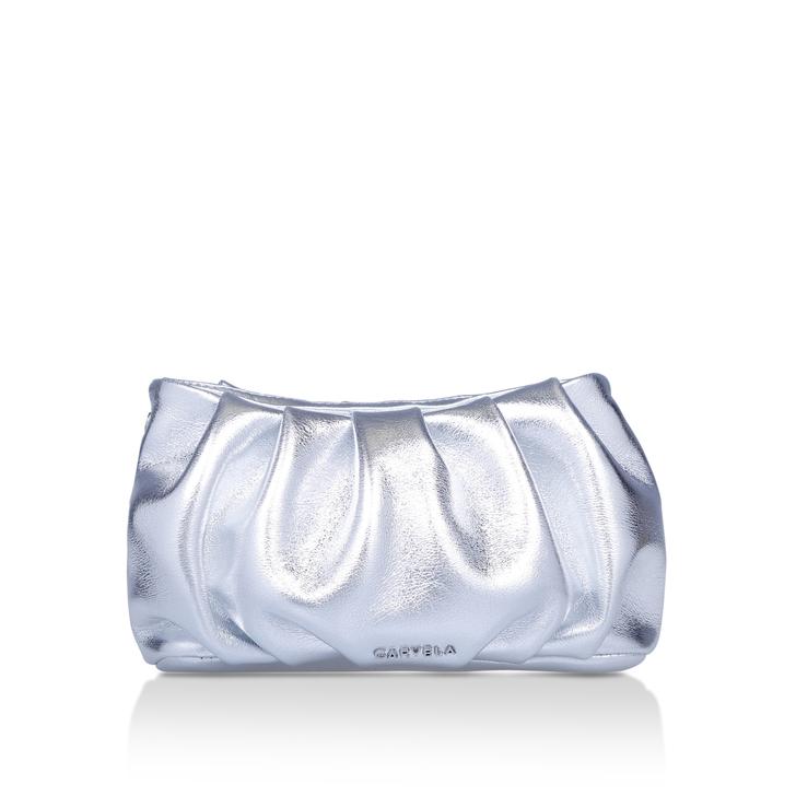 carvela white clutch bag