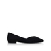 black low heel flats